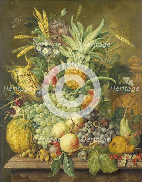 Still Life with Fruit, 1808. Creator: Jacobus Linthorst.