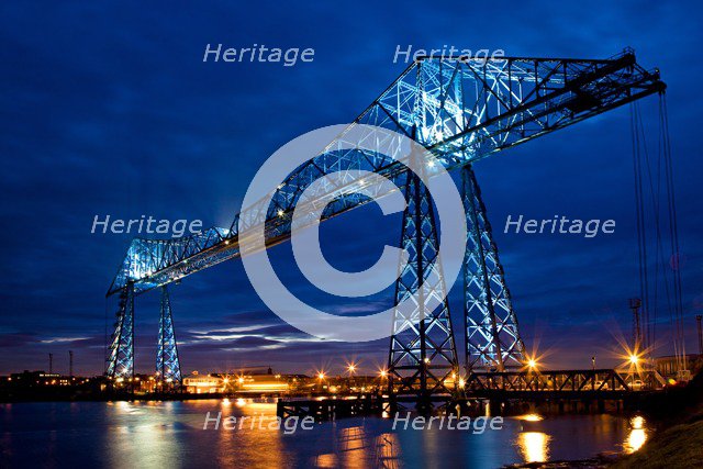 Tees Transporter Bridge, Middlesbrough, Cleveland, 2008.  Artist: Mike Kipling.