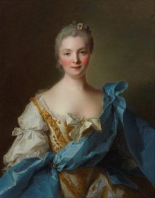Portrait of Madame de La Porte, 1754. Artist: Nattier, Jean-Marc (1685-1766)