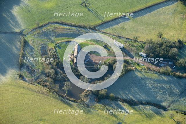 Moated site at Church Farm, Morton Bagot, Warwickshire, 2014. Creator: Historic England Staff Photographer.