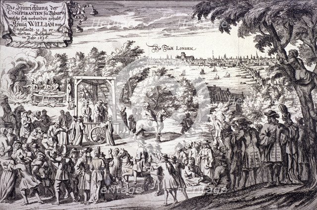 Tyburn, Paddington, London, 1696. Artist: Anon