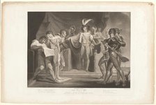 King Henry Condemning Cambridge, Scroop and Northumberland, 1798. Creator: Robert Thew.