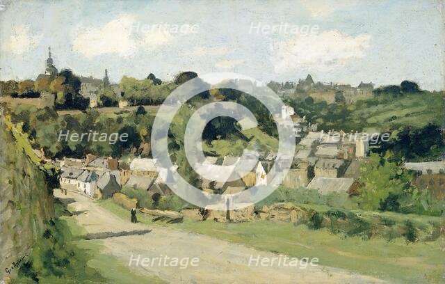 View of Dinant, c.1895-c.1896. Creator: George Poggenbeek.