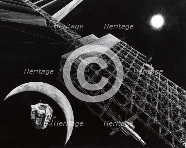 Solar Power Satellite, 1976. Creator: NASA.