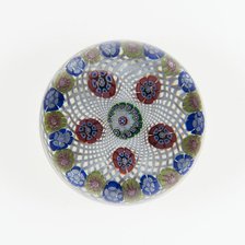 Paperweight, Saint-Louis, c. 1845-55. Creator: Saint-Louis Glassworks.