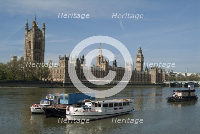 Riverwalk across Parliament, 2005. Creator: Ethel Davies.