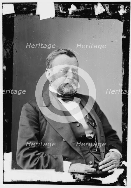 President Ulysses S. Grant, between 1870 and 1880. Creator: Unknown.