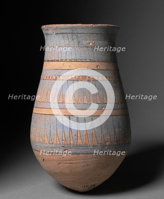 Blue-Painted Jar, 1353-1337 BC. Creator: Unknown.