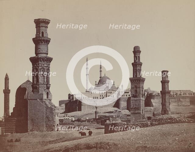 Tombs of Mamelukes, 1857. Creator: James Robertson.