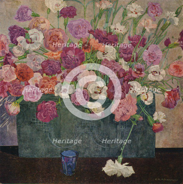 'Pinks', c1920. Artist: Charles Rennie Mackintosh.
