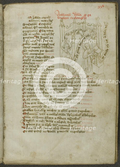 Speculum Humanae Salvationis, 1382/1406. Creator: Unknown.