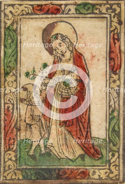 St. Dorothea, 15th century., 15th century. Creator: Anon.