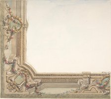 Design for Hall Ceiling, Hôtel de Trévise, second half 19th century. Creators: Jules-Edmond-Charles Lachaise, Eugène-Pierre Gourdet.