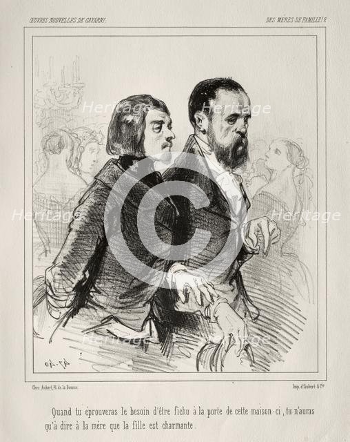 Des Mères de Famille!. Creator: Paul Gavarni (French, 1804-1866).