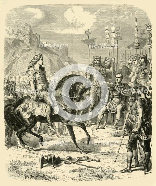 'Vercingetorix Before Caesar', 1890.   Creator: Unknown.