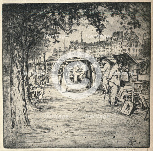 'Along the Quay', 1915. Artist: Vaughan Trowbridge.