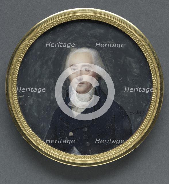 Portrait of a Man, early 1790s. Creator: Jean-Baptiste Isabey (French, 1767-1855).