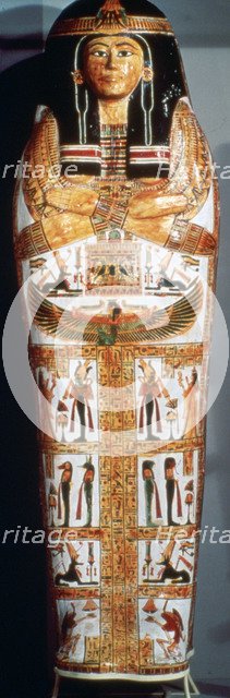 Outer coffin of Henettawy, c1040-991 BC. Artist: Unknown
