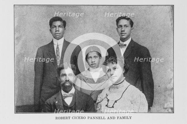 Robert Cicero Pannell and family, 1921. Creator: Unknown.