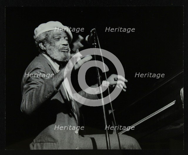 Slim Gaillard on the piano at the Forum Theatre, Hatfield, Hertfordshire, 1986. Artist: Denis Williams