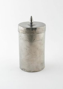 Canister for Cinnamon, Tübingen, c. 1774. Creator: Martin Boeckmann.