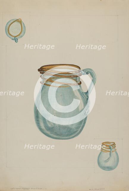 Cream Pitcher, c. 1938. Creator: Wilford H. Shurtliff.