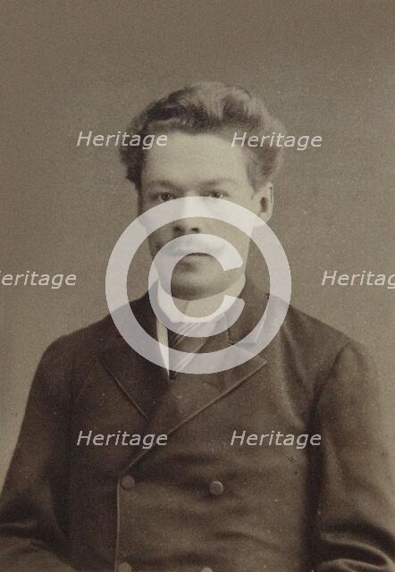 Portrait of the Composer Anton Arensky (1861-1906). Creator: Scherer, Nabholz & Co.  .