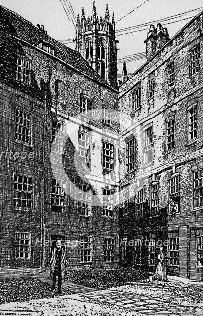 'A Corner of Clifford's Inn', 1903. Artist: Unknown.