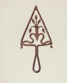 Trivet, c. 1939. Creator: Fritz Boehmer.