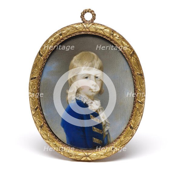 Portrait of Frederick, Prince-Bishop of Osnabruck, afterwards Duke of York, c1773. Creator: Jeremiah Meyer.