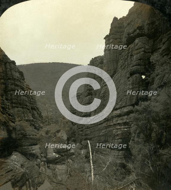 'The Grand Canon [sic], Grampians, Victoria, Australia', 1908. Creator: George Rose.
