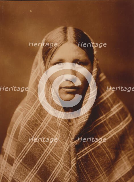 Nespilim woman, c1905. Creator: Edward Sheriff Curtis.