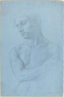 Bust of Nude Man. Creator: Alphonse Legros.