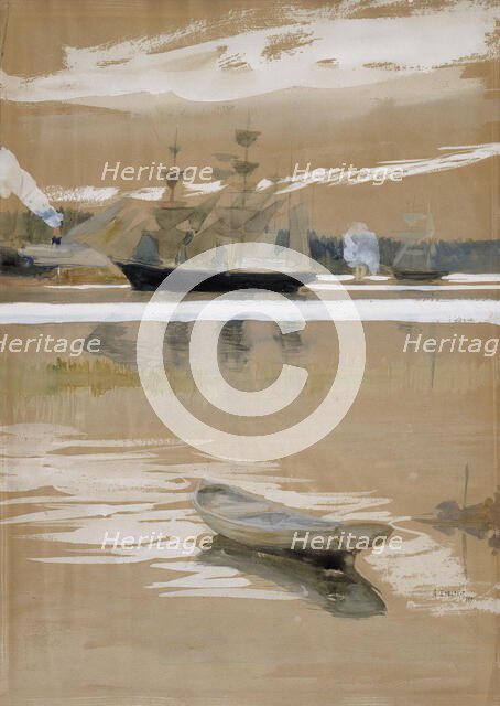 View of Haikko, 1891. Creator: Albert Edelfelt.