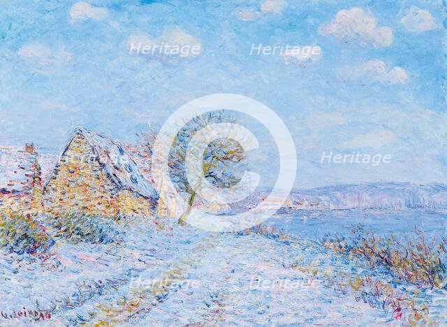 Tournedos-sur-Seine. Neige, givre, soleil, 1899-1900. Creator: Loiseau, Gustave (1865-1935).