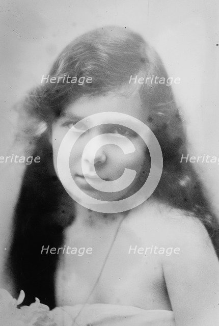 Grand Duchess Maria Kirillovna of Russia as a child, 1910s. Artist: Anon