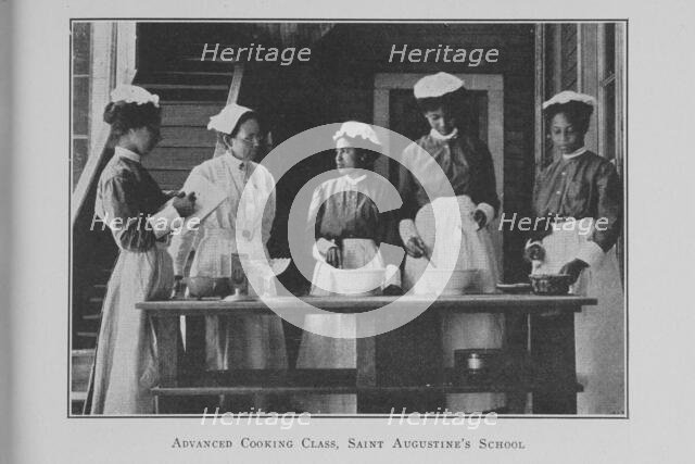 Advanced cooking class; Saint Augustine's School; [Raleigh, North Carolina], (1923?). Creator: Unknown.
