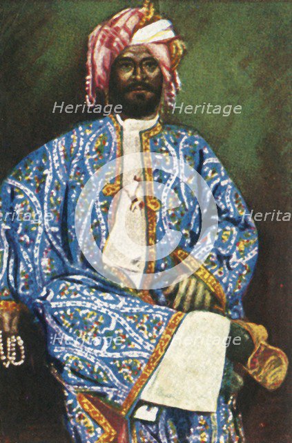 Arab pearl-dealer, c1928. Creator: Unknown.