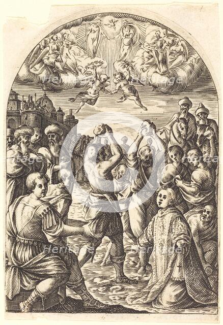 Martyrdom of Saint Stephen, 1608/1611. Creator: Jacques Callot.