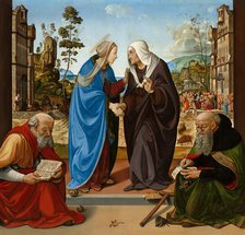 The Visitation with Saint Nicholas and Saint Anthony Abbot, c. 1489/1490. Creator: Piero di Cosimo.