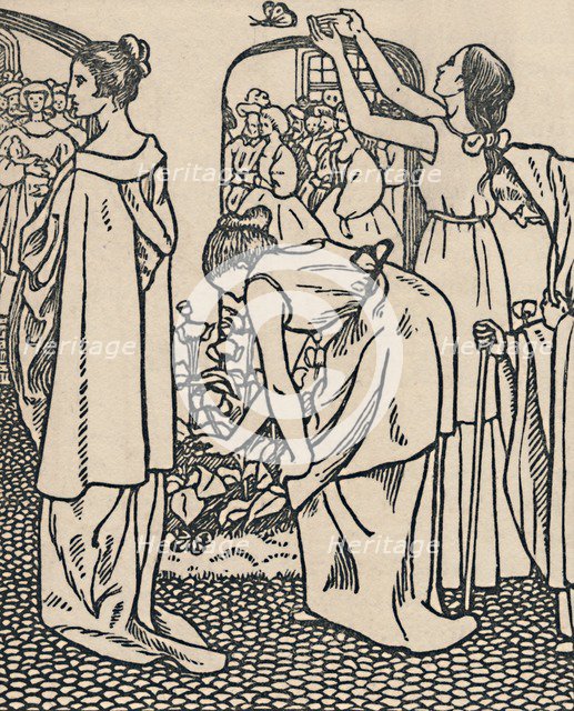 'La Belle Au Bois Dormant', 1919. Artist: Lucien Pissarro.