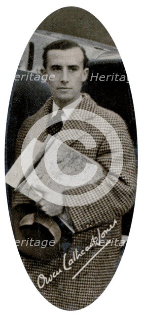 Lieutenant Owen Cathcart Jones, British pilot, 1935. Artist: Unknown