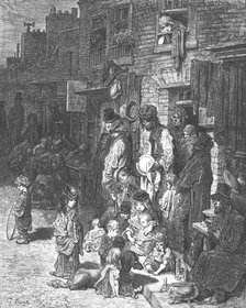 'Wentworth Street, Whitechapel', 1872.   Creator: Gustave Doré.