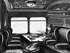 Compartment on the Orient Express reserved for women, c1895. Artist: Unknown