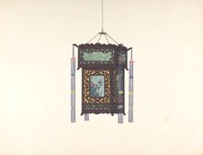 Hanging Lantern, 19th century. Creator: Anon.