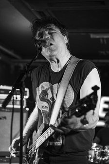 Mark Burgess, The Chameleons live at the Boileroom, Guildford, Surrey, July 2023. Creator: Annapaola Marchesani.