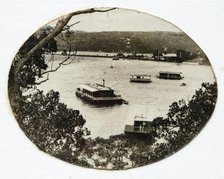 Houseboats at The Spit, c1920. Creator: Unknown.