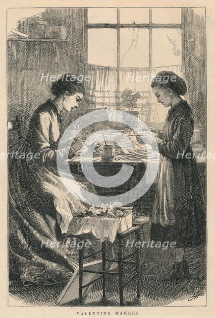 'Valentine Makers', 1875. Creator: H Johnson.