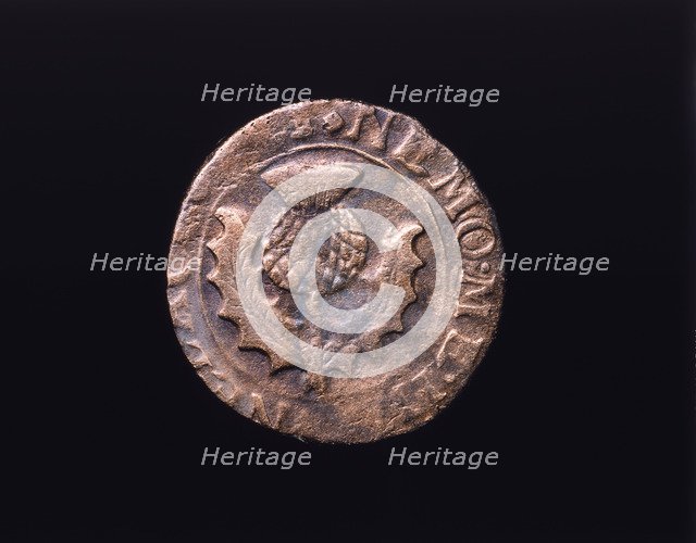 Charles I or II coin, Lindisfarne Priory, Northumberland, 17th century. Artist: Unknown