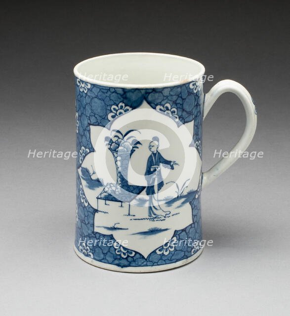 Mug, Worcester, 1765/75. Creator: Royal Worcester.